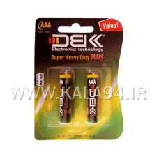 باطری DBK نیم قلمی / پک کارتی 2 تایی / AAA /1.5V